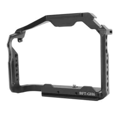Imagem de Zerodis Câmera de Gaiola de Gaiola de Alumínio Estabilizador de Plataforma de Vídeo Protetora para Gh6 Câmera Fits Flip Screen Kit