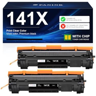 Imagem de PANINK Substituição De Cartucho De Toner 141X Para Hp 141X W1410X 141A W14101A Toner Preto Cateridge Compatível Com Impressora Hp M110W Mfp M140W M139W (Com Chip)