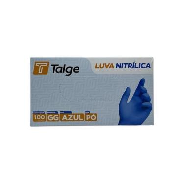 Imagem de Luva nitrílica talge tamanho ( gg ) s/ pó azul caixa c/ 100 unid- - TA