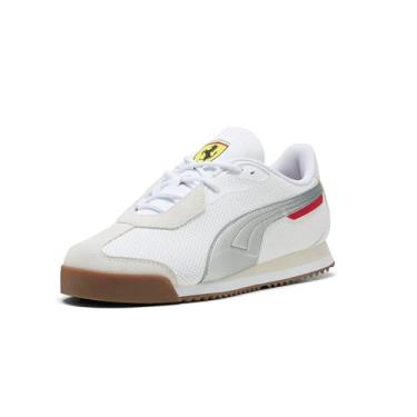 Imagem de PUMA Tênis masculino Scuderia Ferrari Roma, Prata envelhecida branca Ah25, 43
