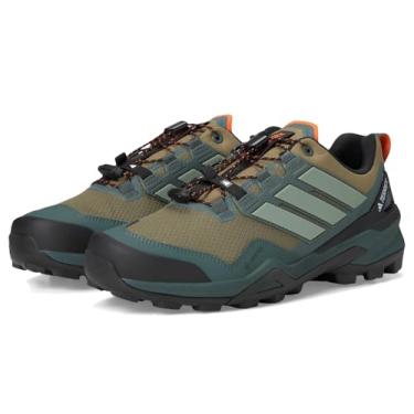 Imagem de adidas Tênis de caminhada masculino Terrex Skychaser Gore-tex, Olive Strata/Verde Prateado/Preto, 37