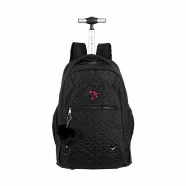 Imagem de Mochila Carrinho Grande Capricho Crush - Preto