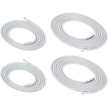 Imagem de 4 cabos de substituição para cadeira de gravidade zero, corda reclinável, kit de reparo de cadarços elásticos universais para cadeiras de gramado com elástico de gravidade zero, poltronas reclináveis