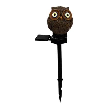 Imagem de FashionCha Luz Solar para Jardim Ao Ar Livre, Pátio, Anoitecer Ao Amanhecer, Decoração à Prova D'água, Estatueta de, Iluminação para Caminho, Presente, Marrom Escuro, Tamanho real