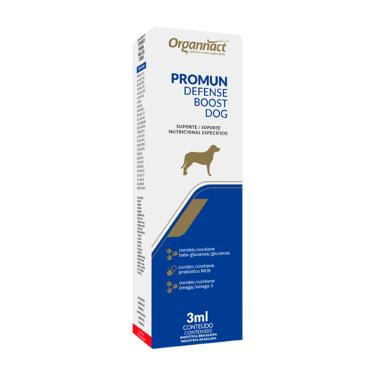 Imagem de Suplemento Promun Defense Boost Dog Para Cães Organnact 3ml