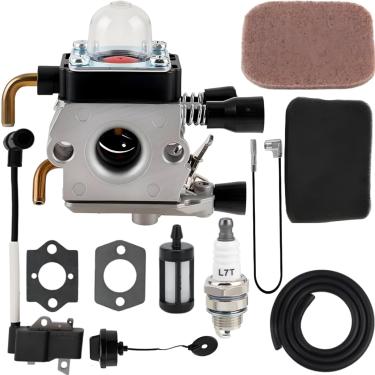 Imagem de CAFEZAYO Kits de ajuste de carburador FS85 para Stihl HT75 HS74 FS76 FS75 FS74 FS80 FS80R FS85R FS85T FS85RX HS85 KM80 HS85 HS85 HS80 Aparador de cordas Paets substitui C1Q-S42 C1Q-S80 63A