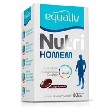 Imagem de Nutri Homem - 60 Cápsulas Gel - Picolinato Cromo - Equaliv-Masculino