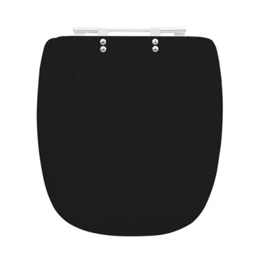 Imagem de Assento Sanitário City Celite Resina Poliéster Preto Sicmol