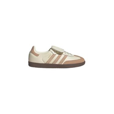Imagem de adidas Samba Lt Tênis feminino 3 listras retrô contraste 70S, Creme, 35 BR