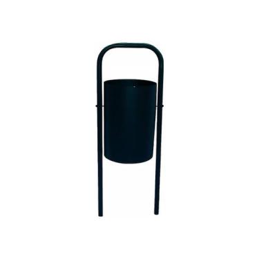 Imagem de Lixeira para Pátios e Parques Redonda Suspensa - Santa Edwirges