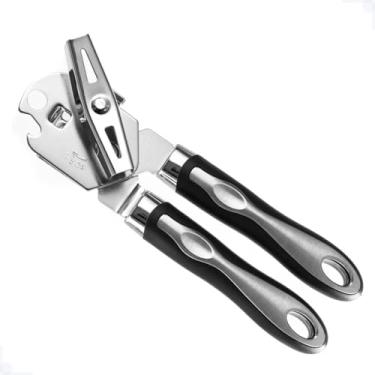 Imagem de Abridor de Lata Manual 3 em 1 com Abridor de Garrafas e Alavanca para Tampas em Aço Inox