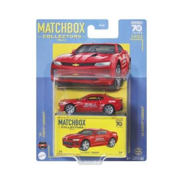 Imagem de Carrinho matchbox superfast 70 anos 116 chavey camaro - mattel hlj61/g