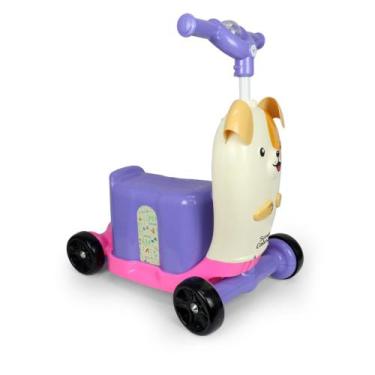Imagem de Patinete Infantil Scooty Dog Rosa - Calesita