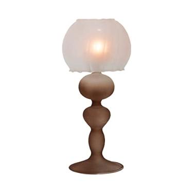 Imagem de Castiçal de aromaterapia para decoração de mesa de café vintage de vidro fosco