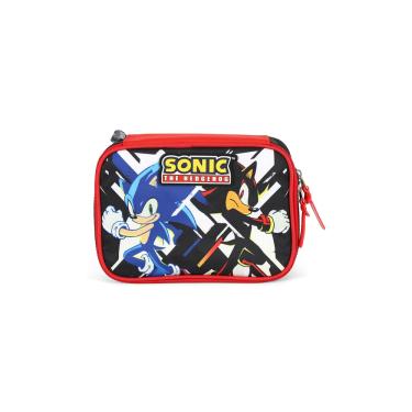 Imagem de Estojo Escolar Sonic e Shadow Oficial Luxcel