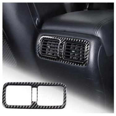 Imagem de Aotumcer Suporte de copo de console central traseiro caixa de apoio de braço AC capa para 2007-2013 Infiniti G35 G25 G37 Q60 caixa de apoio de braço traseiro carro ar condicionado saída de ventilação