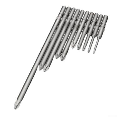 Imagem de Chave de fenda magnética, chave de fenda elétrica com chave de fenda magnética cruzada, 6 alças, chave de fenda 100Xph2, conjunto de chave de fenda portátil, Desarmador