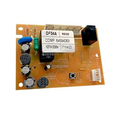 Imagem de Placa Eletrônica Potência Controladora Digital de Processo Compatível com Refrigerador DF34A – Bivolt