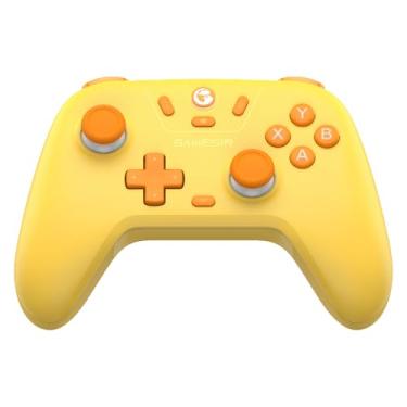 Imagem de GameSir Nova Lite Wireless Controller – 2.4G & Bluetooth Gamepad for Windows PC, iPhone, Android, Switch & Steam Deck – Hall Effect Triggers, Turbo Function, Rumble Vibration (Golden Yellow)