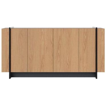 Imagem de Aparador Para Sala Buffet Copacabana Freijó Preto Acetinado- Colibri