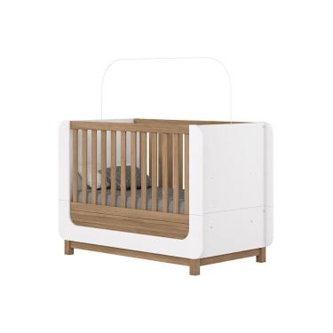 Imagem de Berço - Mini Cama Infantil Aconchego 2 Em 1 Branco-jequitiba - Henn