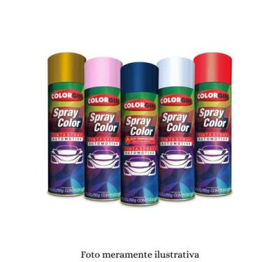Imagem de Tinta Spray Automotiva Preto Alta Temperatura 300ml COLORGIN