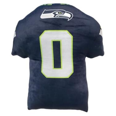 Imagem de Northwest Travesseiro NFL Jersey Cloud, 38 x 34 x 7,6 cm (38 cm x 34 cm, Seattle Seahawks)