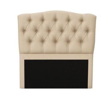 Imagem de Cabeceira Queen Modelo Esmeralda 160cm Estofada com Capitonê - FM Tape