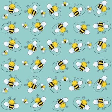 Imagem de Papel De Parede Infantil Abelhas