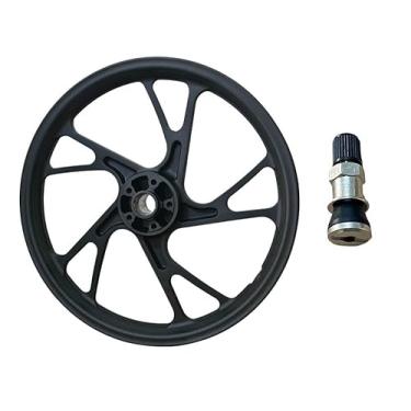 Imagem de Aro De Roda Dianteira Liga Leve modelo Pé de Galinha Para Fan 160 2025 uso disco