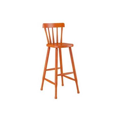 Imagem de Banqueta Bar Alta Mel Acetinado Madeira Maciça Piratini