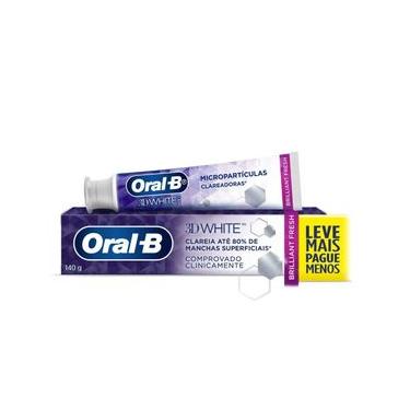 Imagem de Creme Dental Oral-B 3D White Anticáries com Flúor 140g