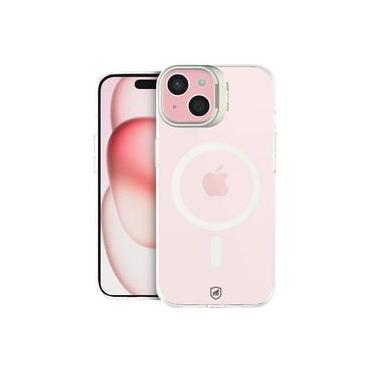 Imagem de Capa para iPhone 15 - MagSafe Crystal Armor Stand Gshield