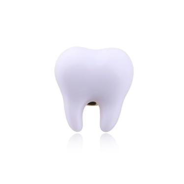 Imagem de Broche de dente broche dentista joias temáticas dentárias broche em forma de dente presente para assistente de higiene dental broches, SAME, Metal, desconhecido