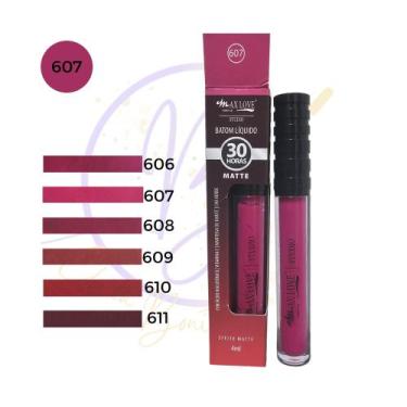 Imagem de Batom Matte Max Love Líquido Longa Duração 30 horas Varias Cores Escol