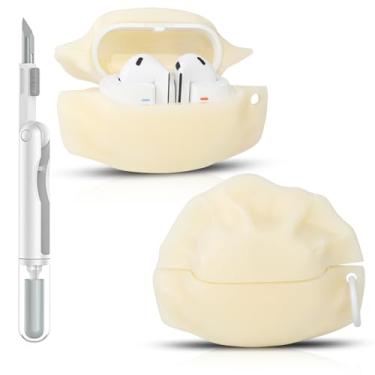 Imagem de Capa para Samsung Galaxy Buds 3/3 Pro (2024) | para fones de ouvido Galaxy Buds 3 FE (2025) | Capa protetora de carregamento de silicone | Design de pele de vários estilos | com kit de limpeza e