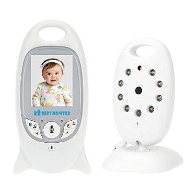 Imagem de Babá Eletrônica Câmera Monitor Sem Fio Visão Noturna Lcd com Termômetro