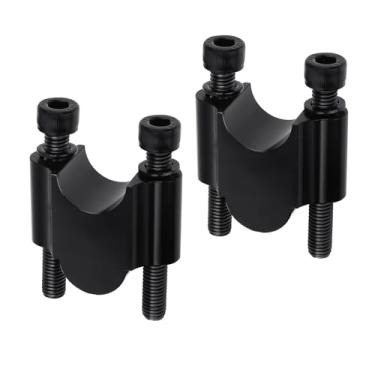 Imagem de M MATI Elevadores de guidão pretos resistentes de 7/20.3 cm 30 mm de altura para Honda para Yamaha para Suzuki para Kawasaki para Can-Am para BMW Motorcycle & ATV Dirt Bike