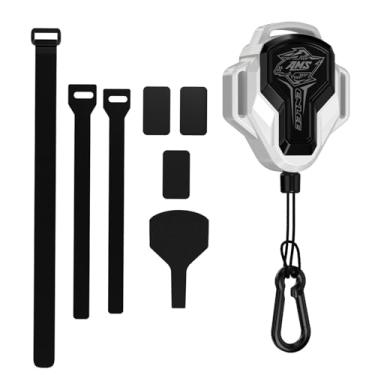 Imagem de ENLEE Alça de reboque para bicicleta de montanha para crianças, corda de reboque auto-retrátil ao ar livre para pais e filhos com um gancho (2.0 branco)