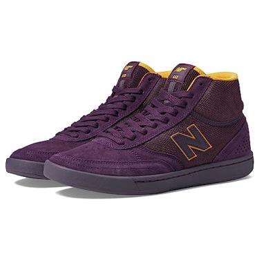 Imagem de New Balance 440 Alto Roxo/Amarelo EUA 41,5, Feminino, 43 Médio, Roxo/amarelo, 13 Women/11.5 Men