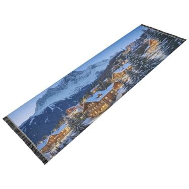 Imagem de JUZIHAI Tapete de corredor de 6 x 1,8 m, tapete de chão antiderrapante lavável tipo linho, tapete longo macio para quarto, cozinha, entrada, lavanderia, decoração de lavanderia