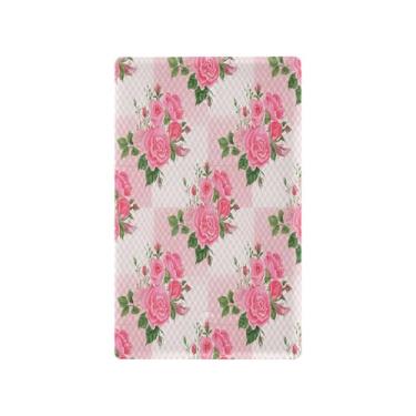 Imagem de Wassud Capa decorativa para placa de parede com interruptor de luz rosas, para decoração de casa, tomadas elétricas, em branco, 11 x 6 cm