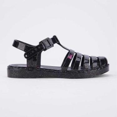 Imagem de Sandália Infantil Barbie Duo Preto Glitter Grendene Kids 22459-BJ311-Feminino