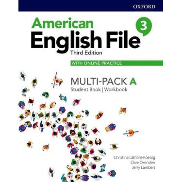 Imagem de American english file 3a - student book/workbook multi-pack with onlin