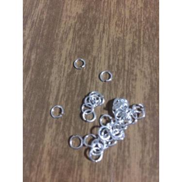 Imagem de 4 Argola Prata Maciça 925 Mont. Brincos/correntes 5mm - Lojas La&Amp;N