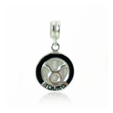 Imagem de Berloque Charm Signo Zodiaco Prata Legitima 925 - La&Ny Pratas, 2, Tou
