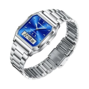 Imagem de Relógio Esportivo De Quartzo Unissex À Prova D'Água De Luxo SANDA Com 