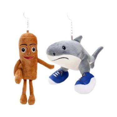 Imagem de Chaveiros De Pelúcia Italianos Brainrot De 16-18cm, Bonecos De Pelúcia