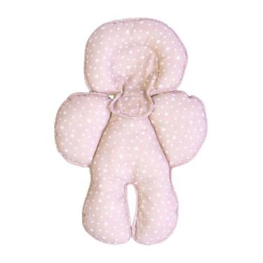 Imagem de Redutor de Bebê Conforto e Carrinho 70 cm X 42 cm Bublim, Girafa Creme