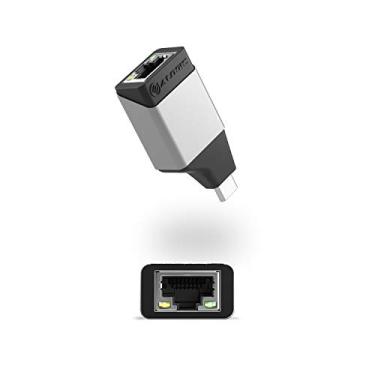 Imagem de ALOGIC Mini adaptador USB C para Gigabit Ethernet, porta RJ45, suporta conexões de rede 10/100/1000Mbps